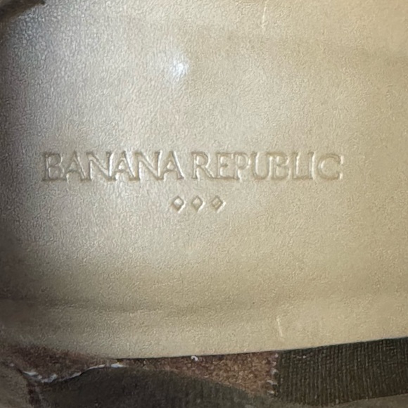 Banana Republic Ankle Boots Brown Faux Suede Size 8.5 - Picture 6 of 9